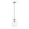 Z-Lite Ayra 1 Light Pendant, Brushed Nickel & Clear 488P8-BN - alternate 1